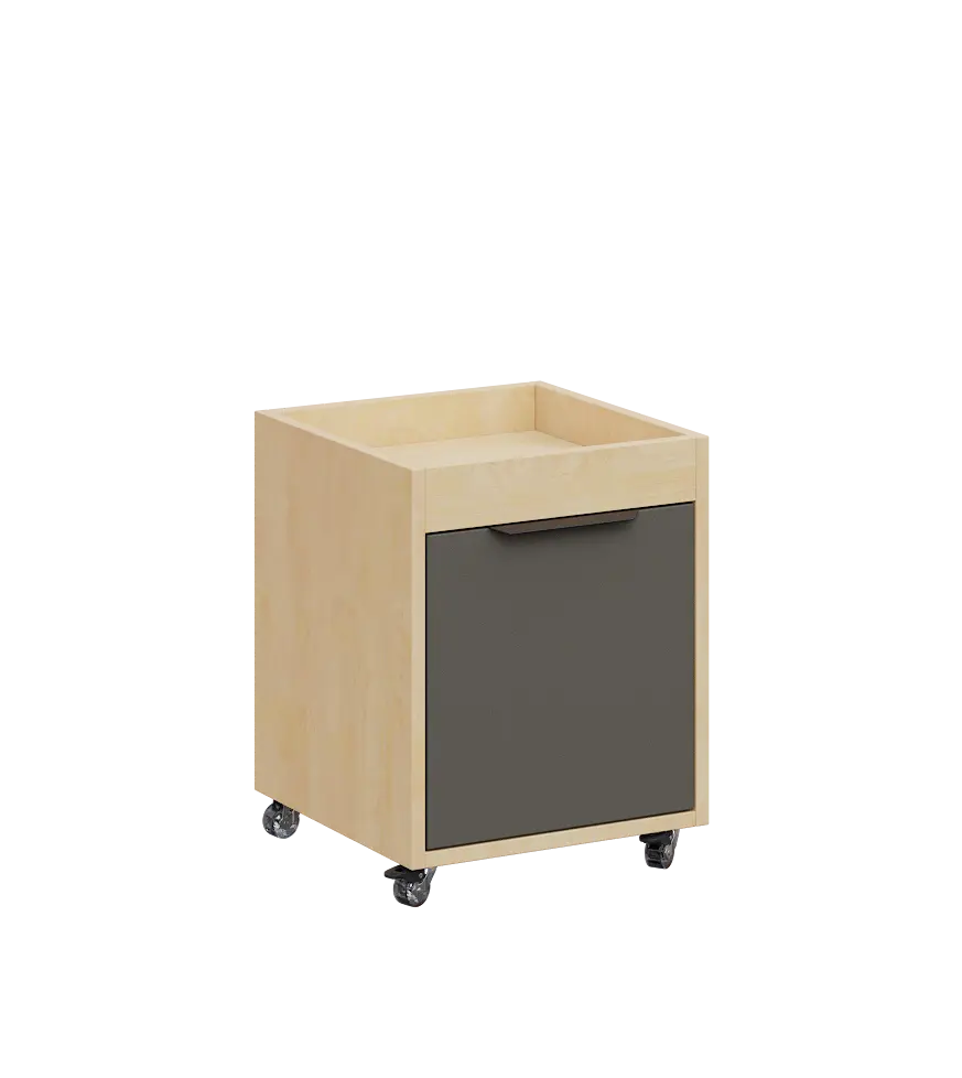 AERO 50 kontejner pojízdný, 1-zásuvkový, zámek, lávově šedá/bříza irská