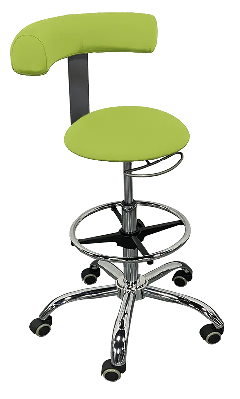 LZ 86 H židle lékařská, kříž chrom, ekokůže pistáciová