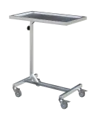 CONSOLE 7 stolek nástrojový, pojízdný, výškově stavitelný, celonerez