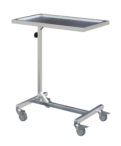 CONSOLE 7 stolek nástrojový, pojízdný, výškově stavitelný, celonerez