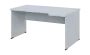 SIRL 38 - 164 stůl kancelářský, rohový, pravý, dřevěná podnož, deska 36 mm, široký 1600 mm, bílá