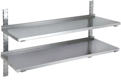 PZN - 120 police na zeď, 1200x300x700 mm, nerezová