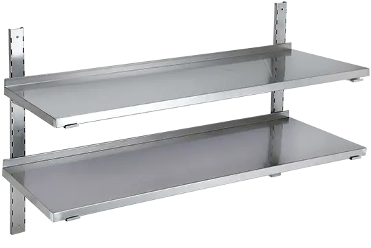 PZN - 120 police na zeď, 1200x300x700 mm, nerezová