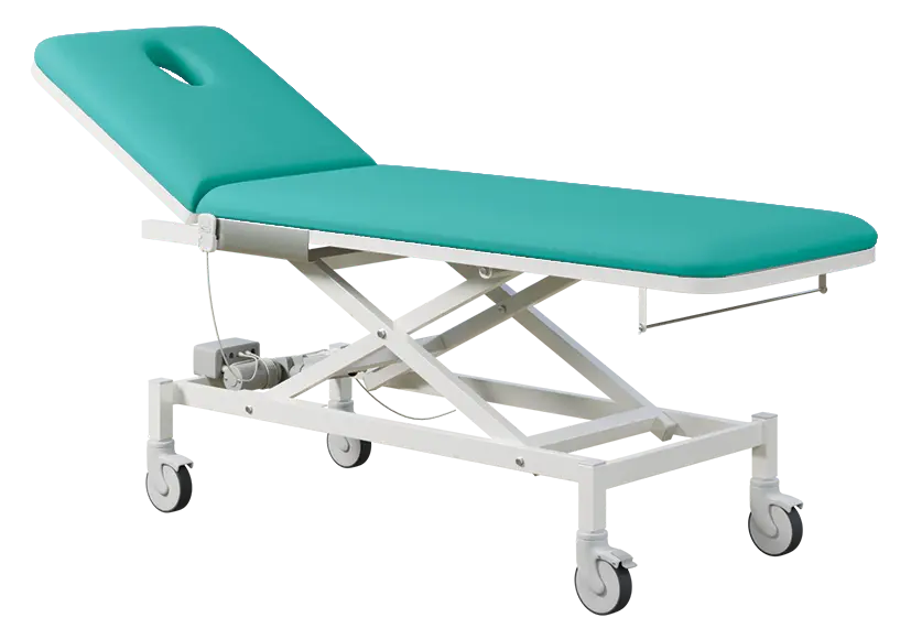 VLE - 001 lehátko elektricky stavitelné, tyrkysové