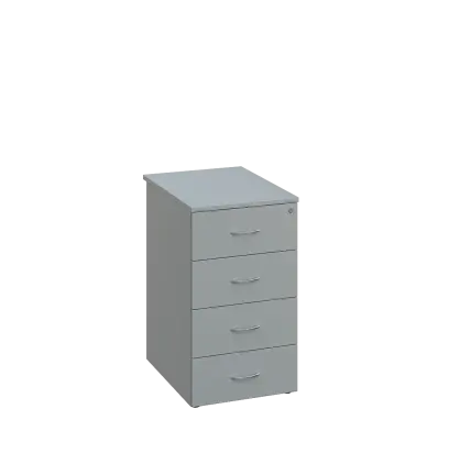 EKCP - 65 kontejner pojízdný, centrální zámek, 750x430x560, šedá