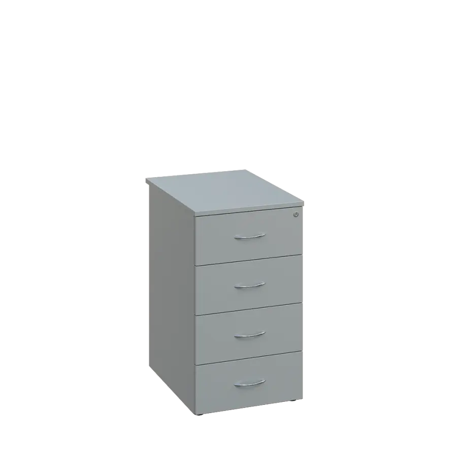 EKCP - 65 kontejner pojízdný, centrální zámek, 750x430x560, šedá