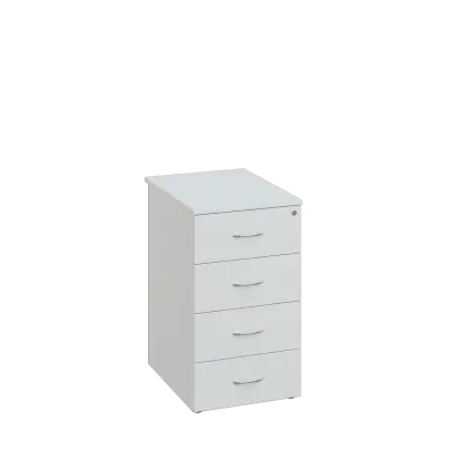 EKCP - 65 kontejner pojízdný, centrální zámek, 750x430x560, bílá