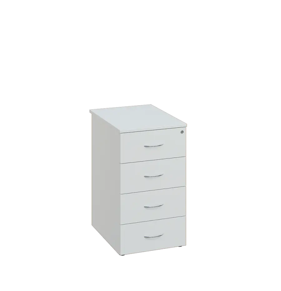 EKCP - 65 kontejner pojízdný, centrální zámek, 750x430x560, bílá