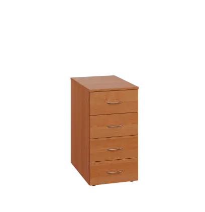 ENP 26 - 44Z kancelářská skříň, 4-zásuvková, 750x400x600, olše jantar