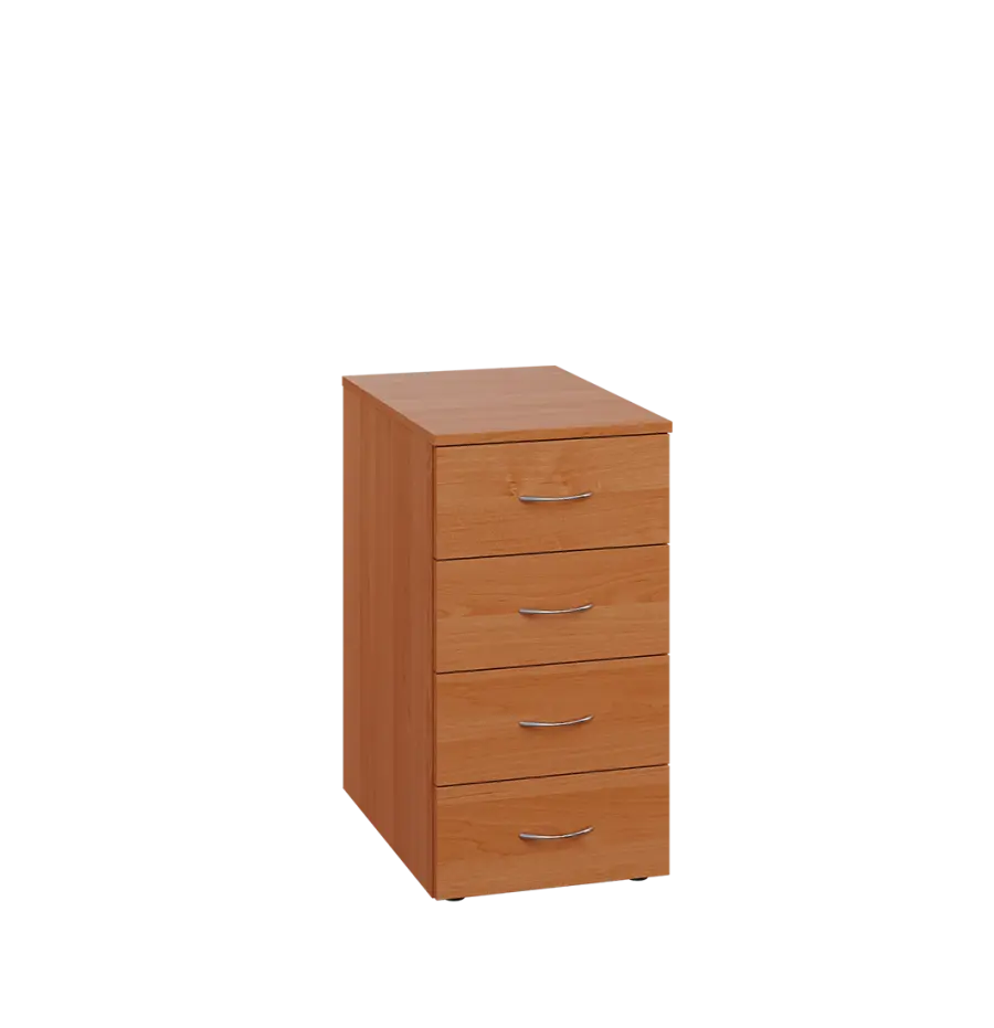 ENP 26 - 44Z kancelářská skříň, 4-zásuvková, 750x400x600, olše jantar