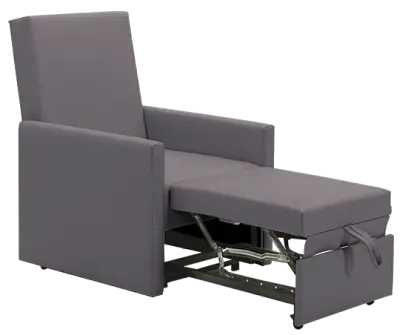 SLEEPER, křeslo rozkládací, barva šedá