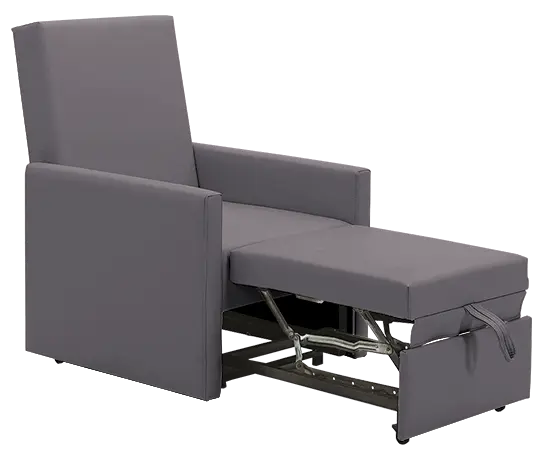 SLEEPER, křeslo rozkládací, barva šedá