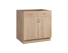 CS - 8DZ2 spodní skříňka, 2-dveřová, 2-zásuvková, 870x800x600, dub bardolino