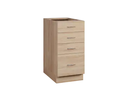 CS - 4Z41 spodní skříňka, 4-zásuvková, 870x400x600, dub bardolino