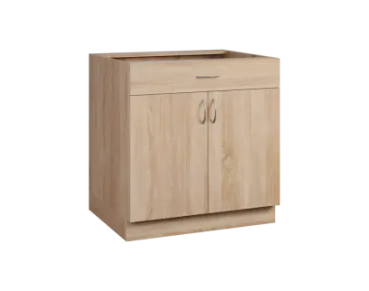 CS - 8DZ spodní skříňka, 2-dveřová, 1-zásuvková, 870x800x600, dub bardolino