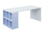 QPL 8 - 18T6 stůl pracovní, levý lamino - bílá/blankyt