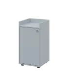 QN 2 - 4D skříň 1-dvéřová, nízká, levá lamino - šedá