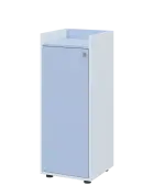 QN 3 - 4D skříň 1-dvéřová, střední, levá lamino - bílá/blankyt