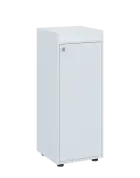 QN 3 - 4D skříň 1-dvéřová, střední, pravá lamino - bílá