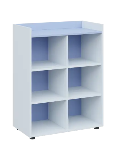 QN 3 - 8N skříň, nika, 1030x800x400, bílá/blankyt