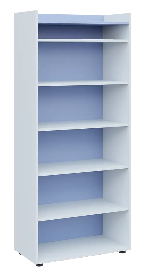 QN 5 - 8N skříň, nika, 1830x800x400, bílá/blankyt