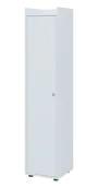QN 5 - 4D skříň 1-dvéřová, vysoká, levá lamino - bílá