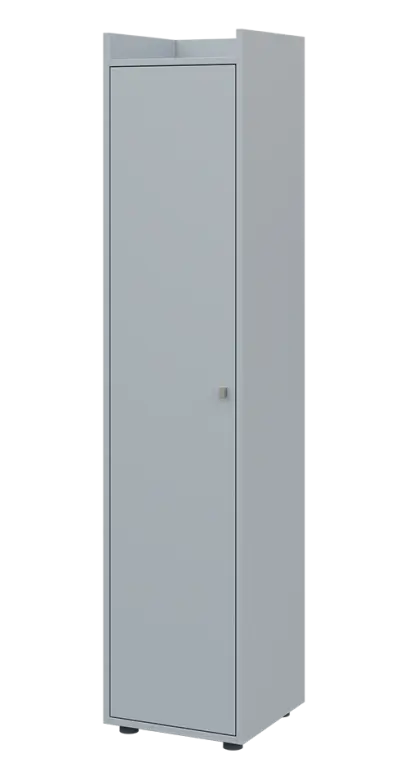 QN 5 - 4D skříň 1-dvéřová, vysoká, levá lamino - šedá