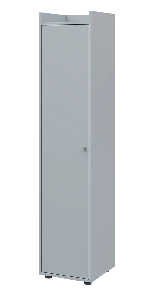 QN 5 - 4D skříň 1-dvéřová, vysoká, levá lamino - šedá