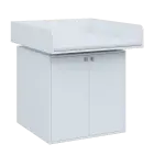 QPP - 100D přebalovací pult, 1100x900x900, bílá, koženka bílá
