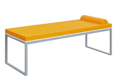 QLK 01 -  lehátko OTO T 5 - koženka žluto-oranžová