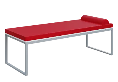 QLK 01 -  lehátko HOLY CE 2 - koženka malinová