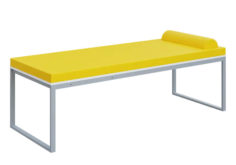 QLK 01 -  lehátko HOLY Z 011 - koženka žlutá