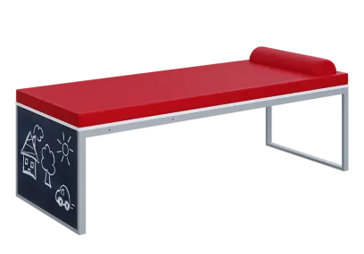 QLK 02 -  lehátko + popisovací tabule, HOLY CE 2 - malinová