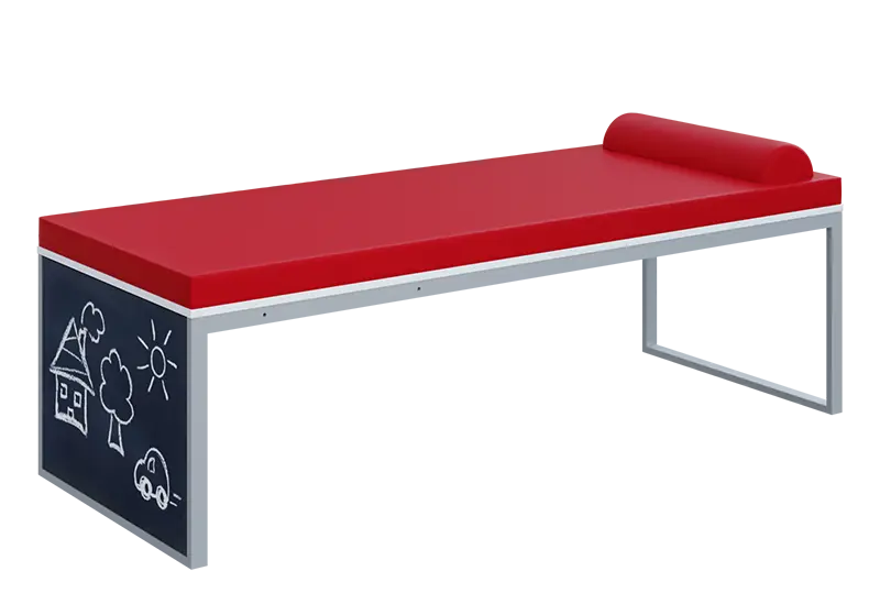 QLK 02 -  lehátko + popisovací tabule, HOLY CE 2 - malinová