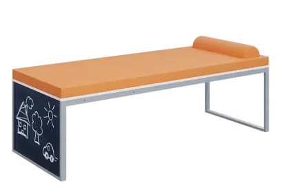 QLK 02 -  lehátko + popisovací tabule, HOLY P 1 - meruňková