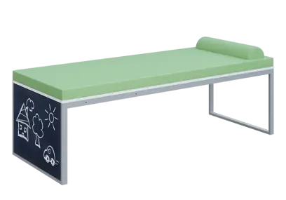 QLK 02 -  lehátko + popisovací tabule, HOLY Z 2 - zelinkavá