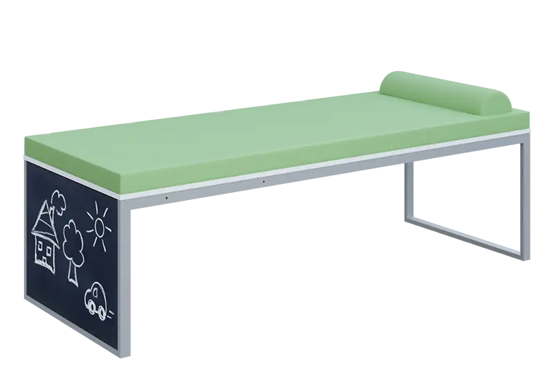 QLK 02 -  lehátko + popisovací tabule, HOLY Z 2 - zelinkavá