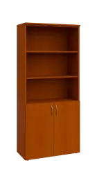 BN 5 - 8DN3 kancelářská skříň, 2-dveřová/nika, 1800x800x400, třešeň šumavská