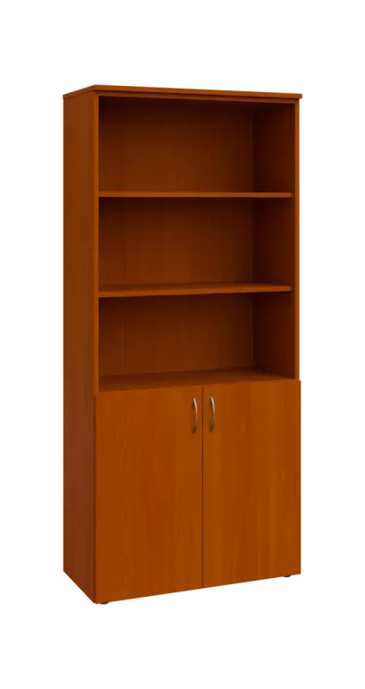 BN 5 - 8DN3 kancelářská skříň, 2-dveřová/nika, 1800x800x400, třešeň šumavská