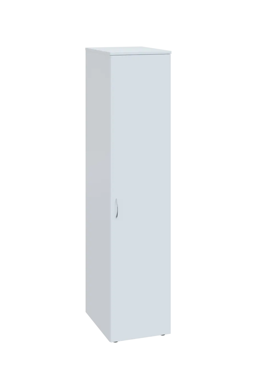 CST 5 - 42 šatní skříň, 1-dveřová, tyč, pravá, 1800x400x600, bílá