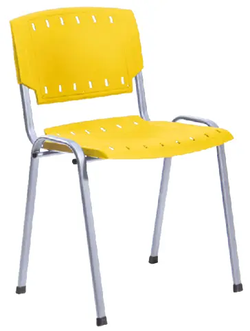 KLINT ST židle, plast žlutý