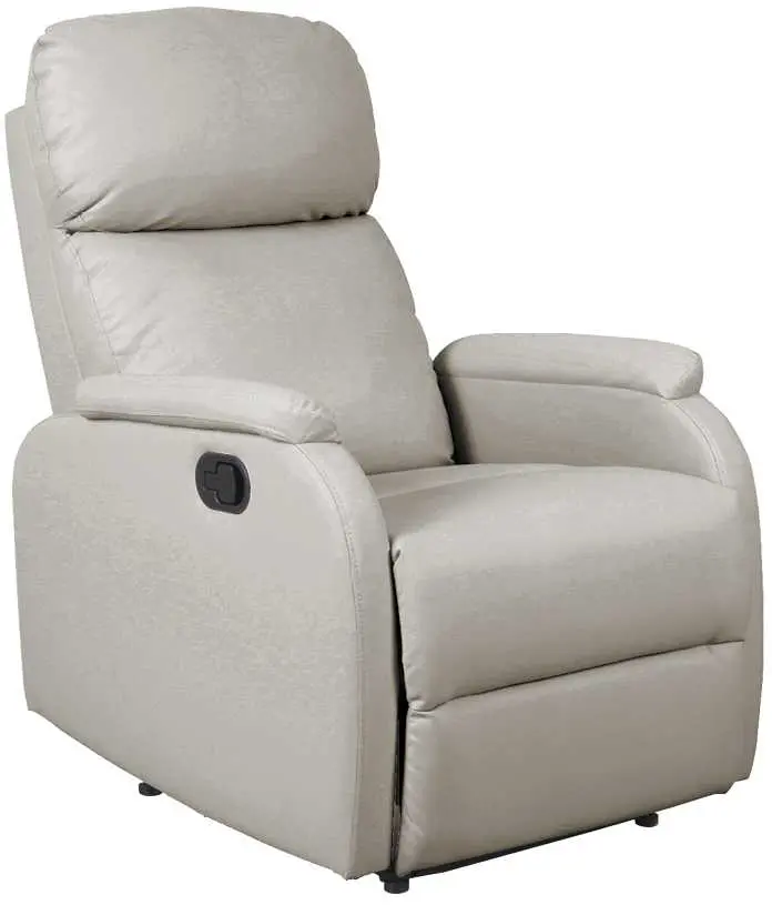 NEVADA křeslo, ekokůže šedá