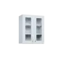CH - 6S2 horní skříňka, 2-dveřová, prosklená, 730x600x300, bílá