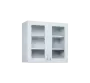 CH - 8S horní skříňka, 2-dveřová, prosklená, 730x800x300, bílá