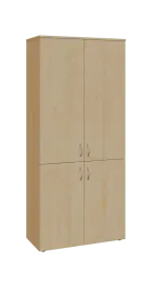 BN 5 - 84D kancelářská skříň, 4-dveřová, 1800x800x400, javor horský