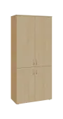 BN 5 - 84D kancelářská skříň, 4-dveřová, 1800x800x400, javor horský
