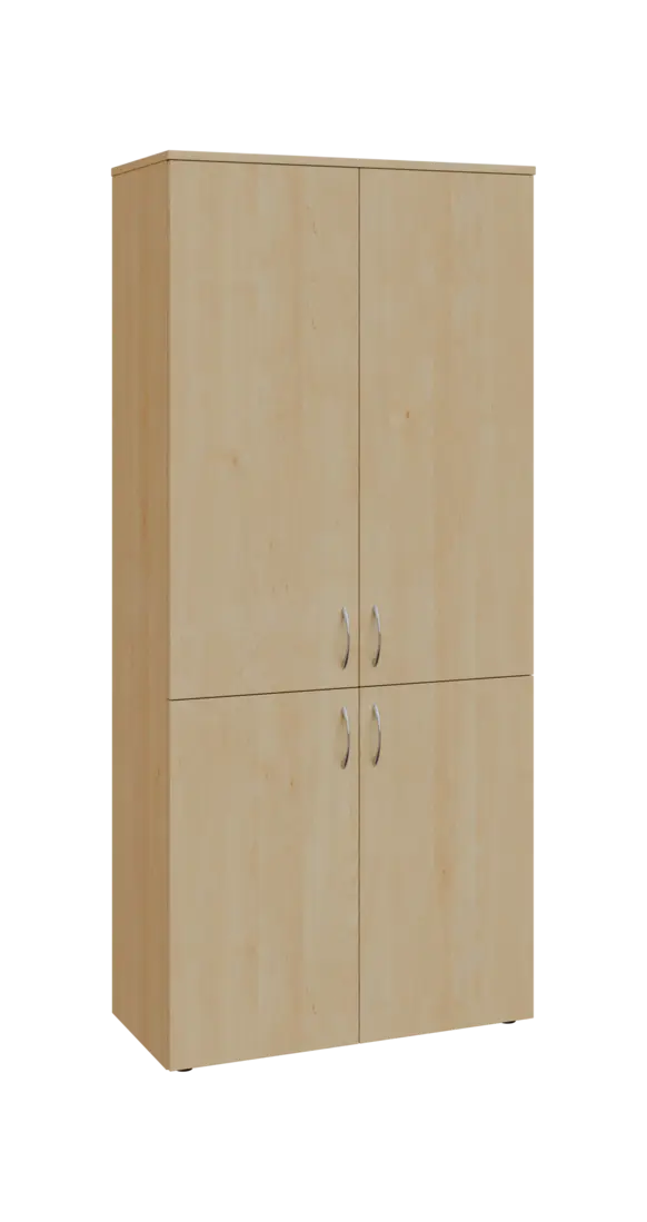 BN 5 - 84D kancelářská skříň, 4-dveřová, 1800x800x400, javor horský