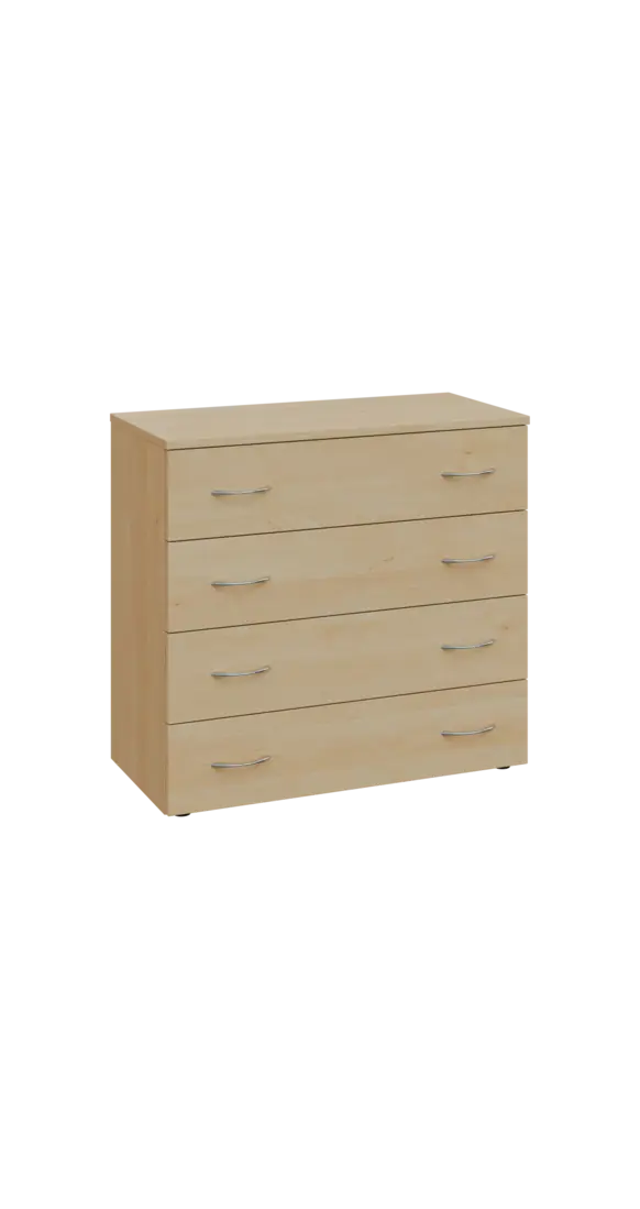 BN 2 - 84Z skříňka 4-zásuvková, lamino javor horský