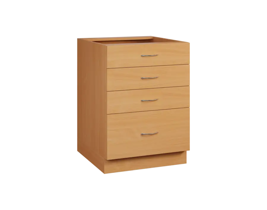 CS - 6Z41 spodní skříňka, 4-zásuvková, 870x600x600, buk royal