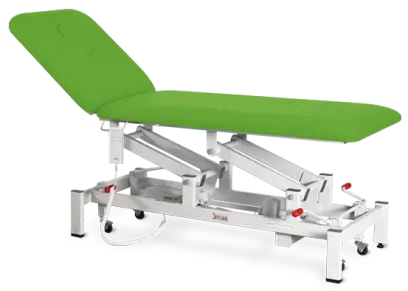 ZLE - 02 lehátko elektricky stavitelné, koženka zelená